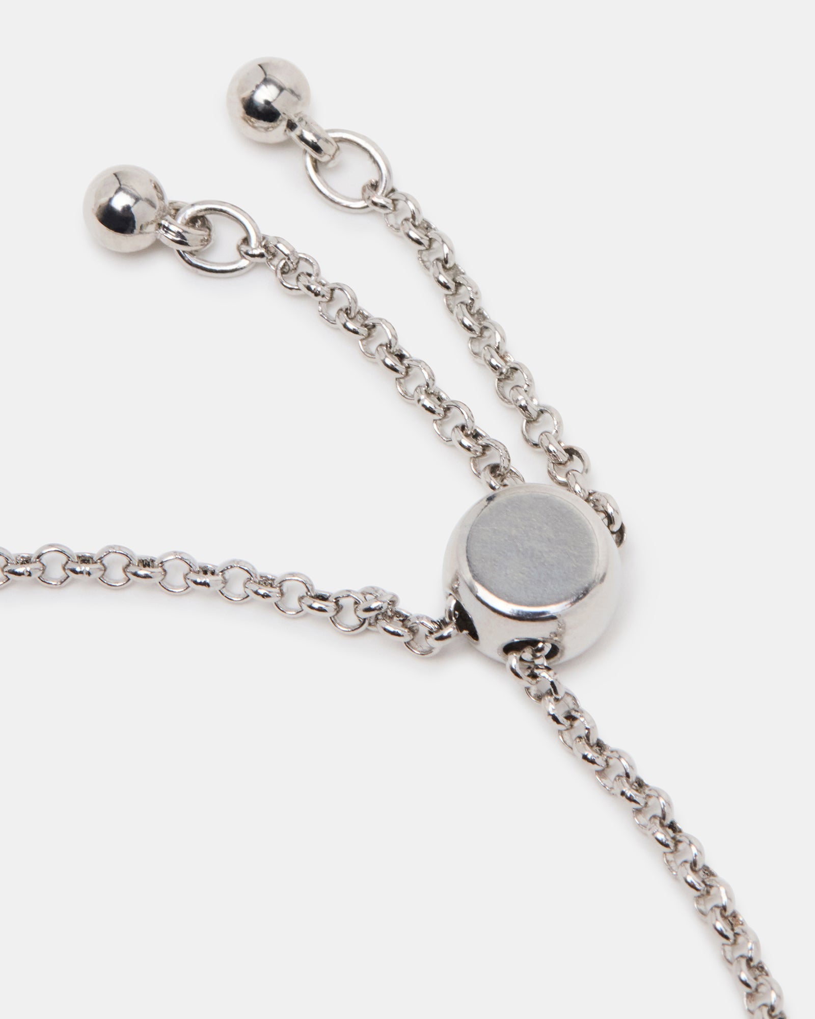 TWO-TONE FRIENDSHIP BRACELET SILVER MULTI