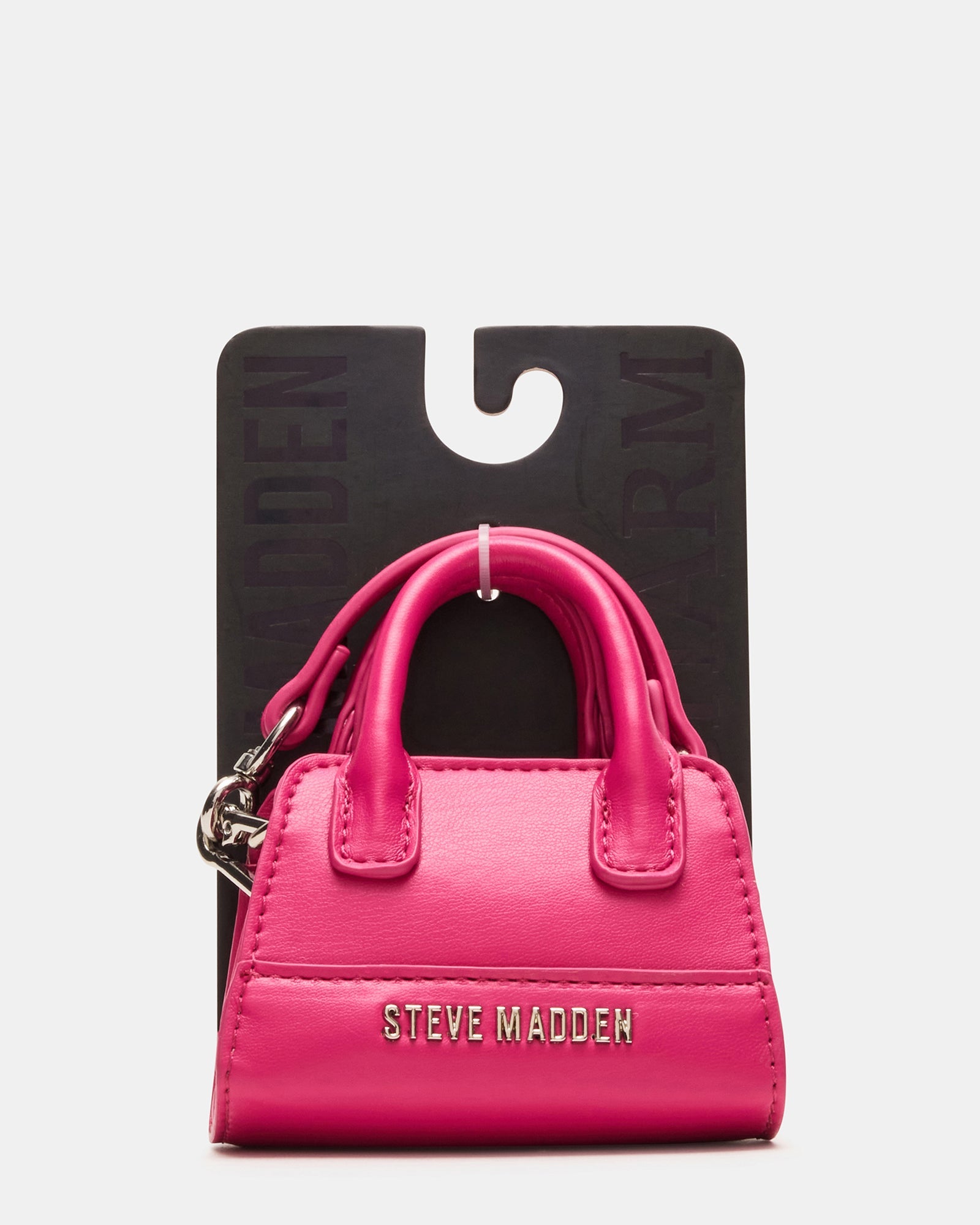 MICRO TOTE BAG CHARM FUCHSIA