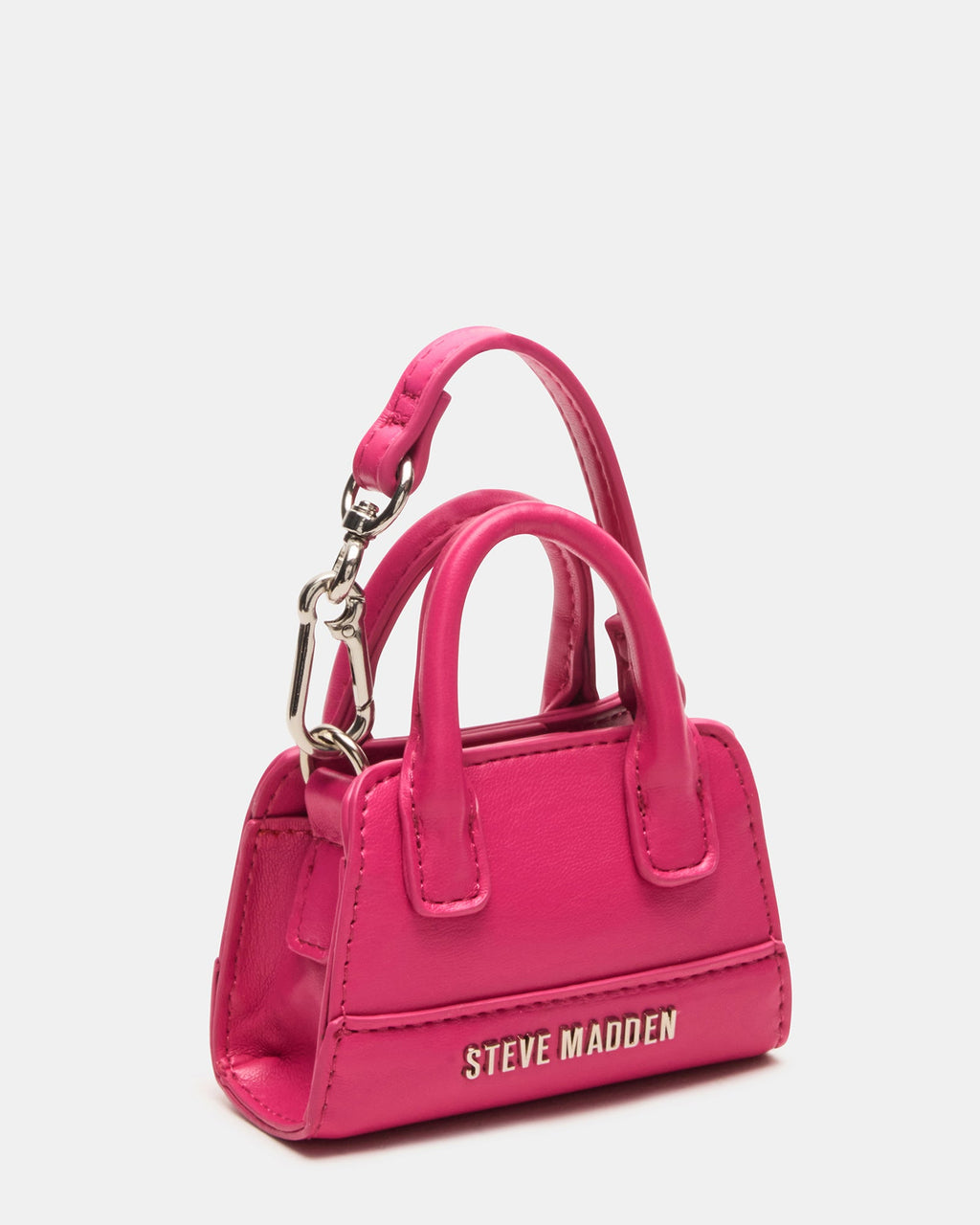 MICRO TOTE BAG CHARM FUCHSIA