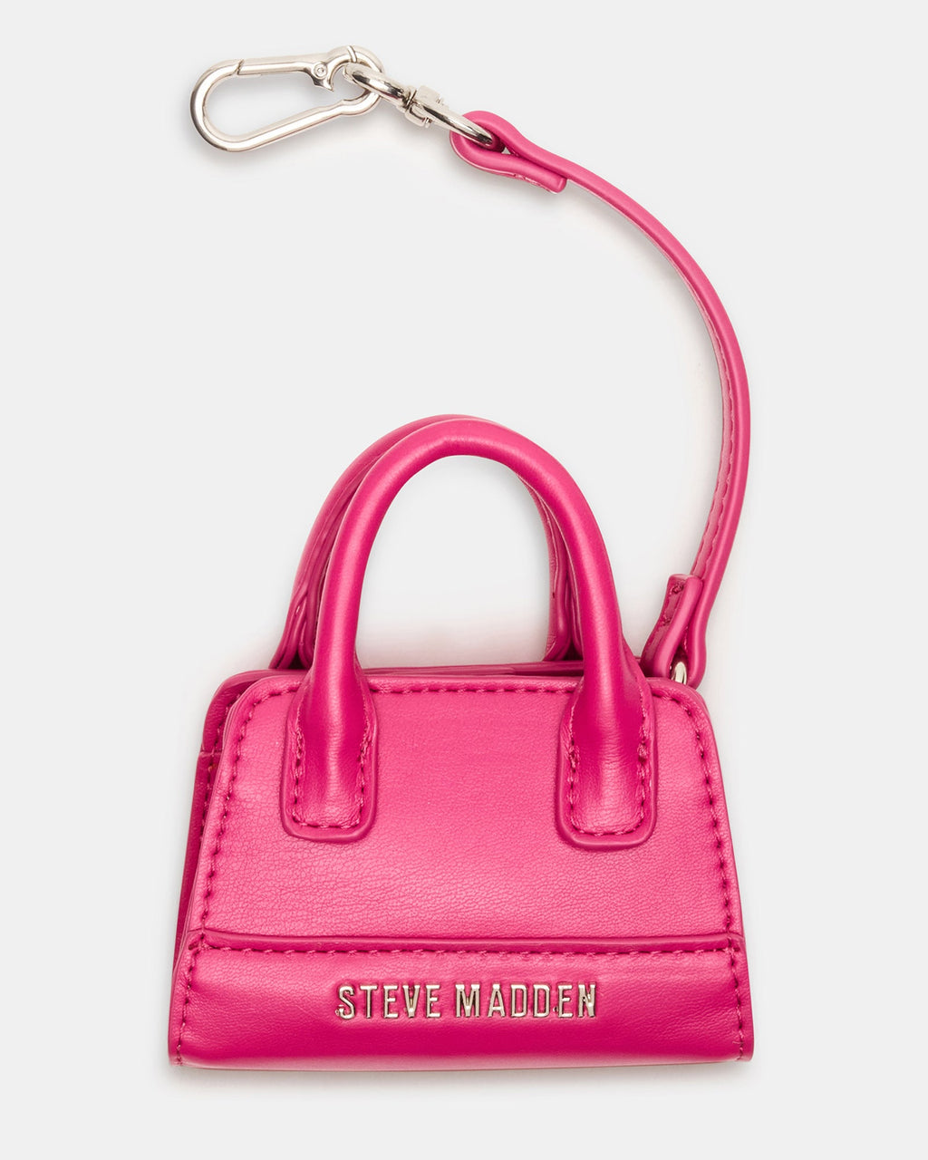 MICRO TOTE BAG CHARM FUCHSIA