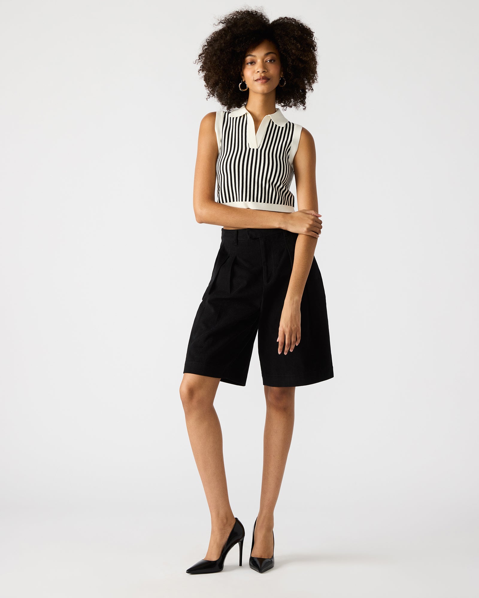AMERY SWEATER BLACK/WHITE