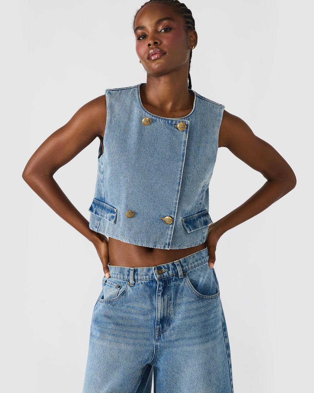 BREA VEST FOREVER BLUE