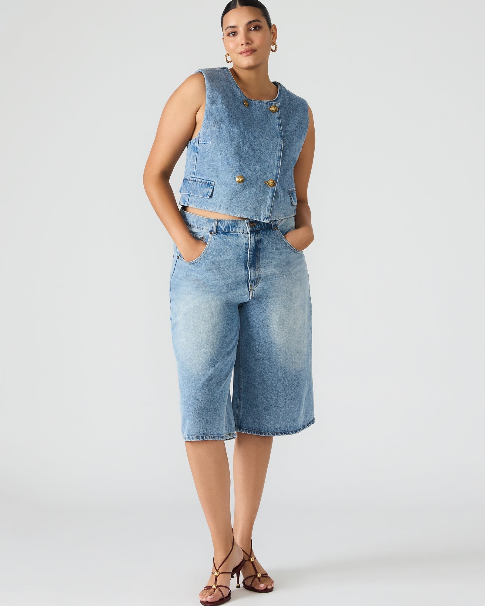 BREA VEST FOREVER BLUE