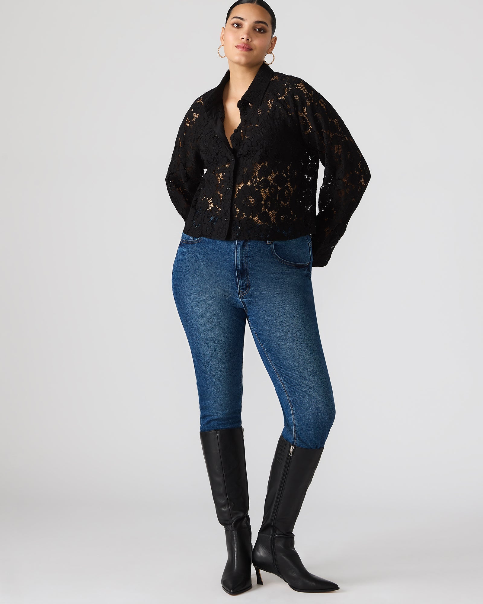 JAIYA LACE TOP BLACK