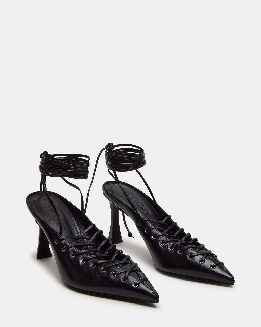 LACELLE BLACK LEATHER
