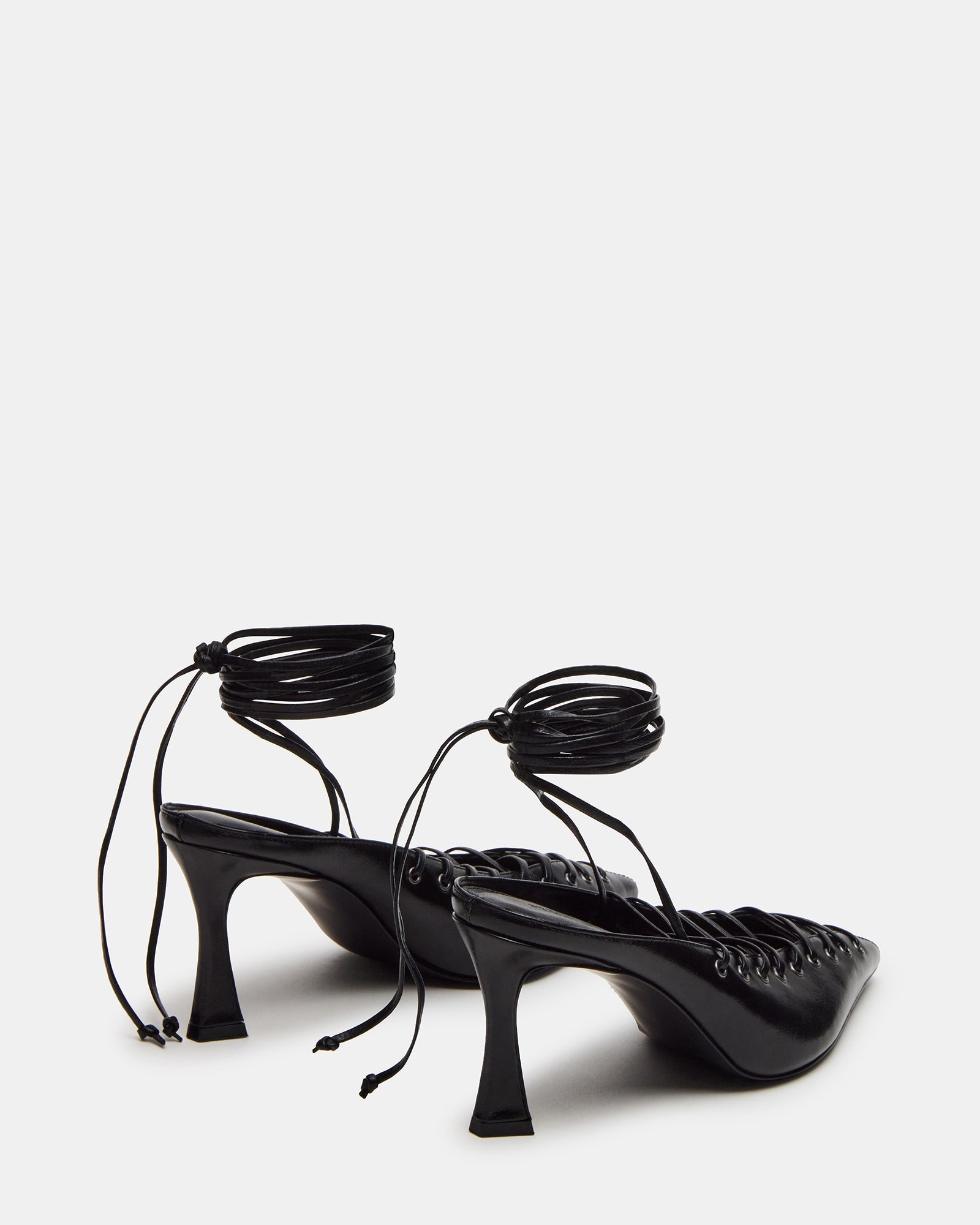 LACELLE BLACK LEATHER
